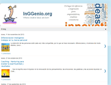 Tablet Screenshot of inggenio.org